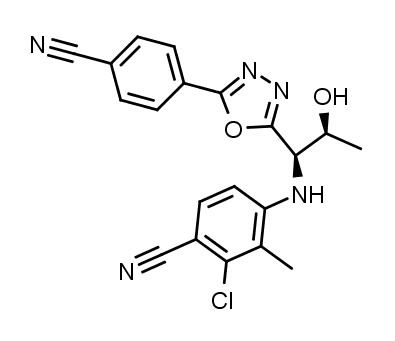 HQSARMS Rad 140 Testolone estructura molecular